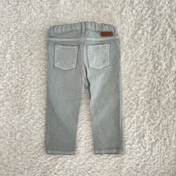 Bonpoint Gray Jeans. Girl 18M. NEW - Picture 5 of 5